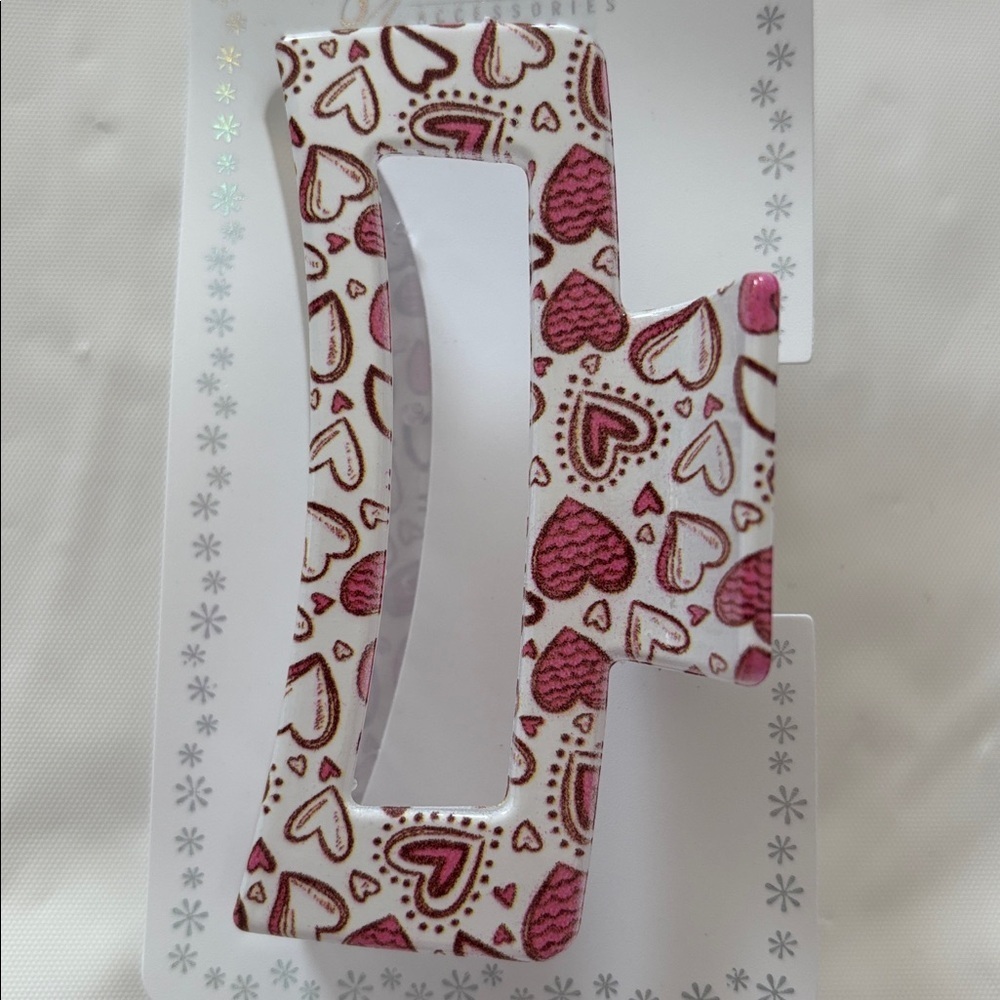 Heart Pattern Hair Clip